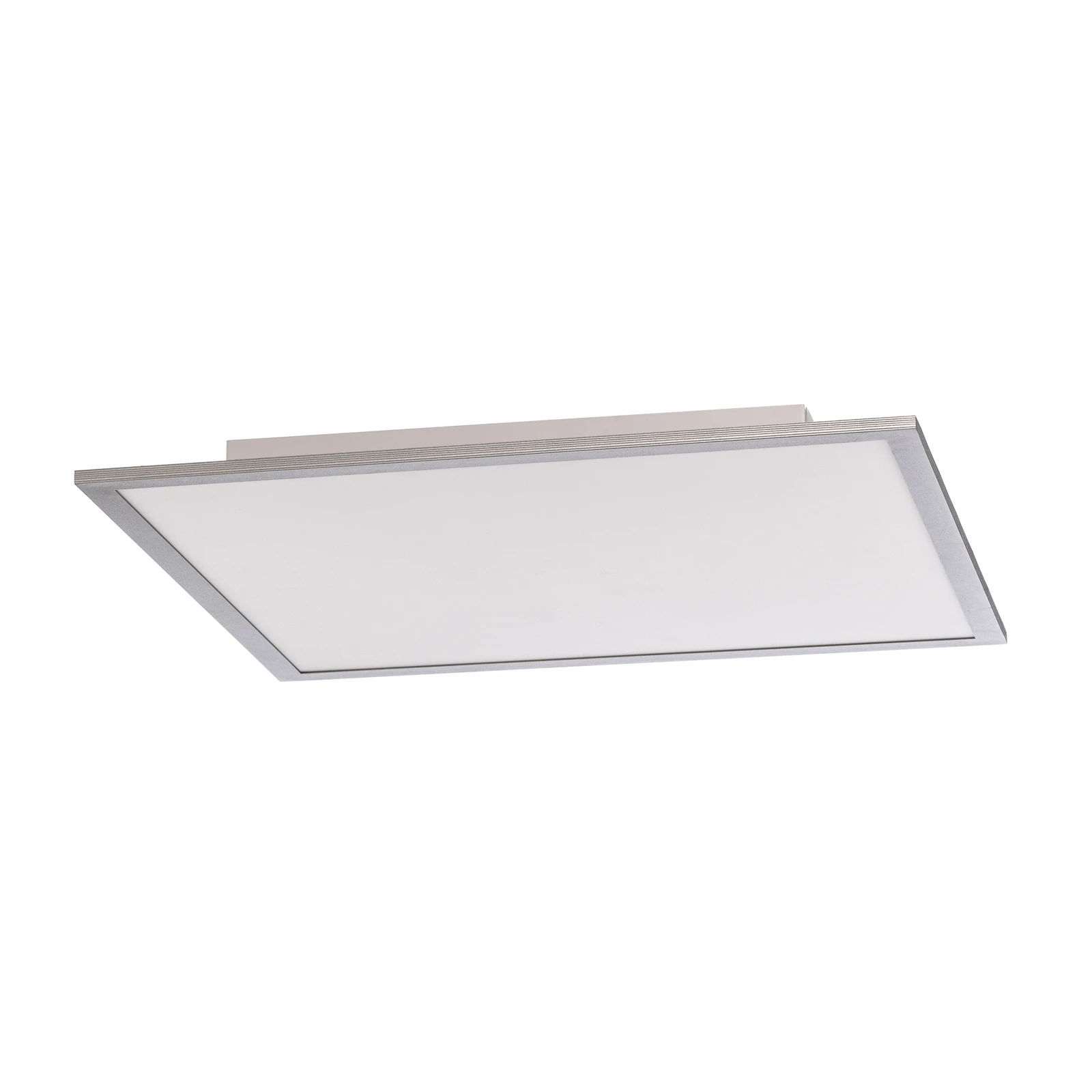Pannello LED Lindby Livel, 4000K, 62 cm x 62 cm, argento, metallo