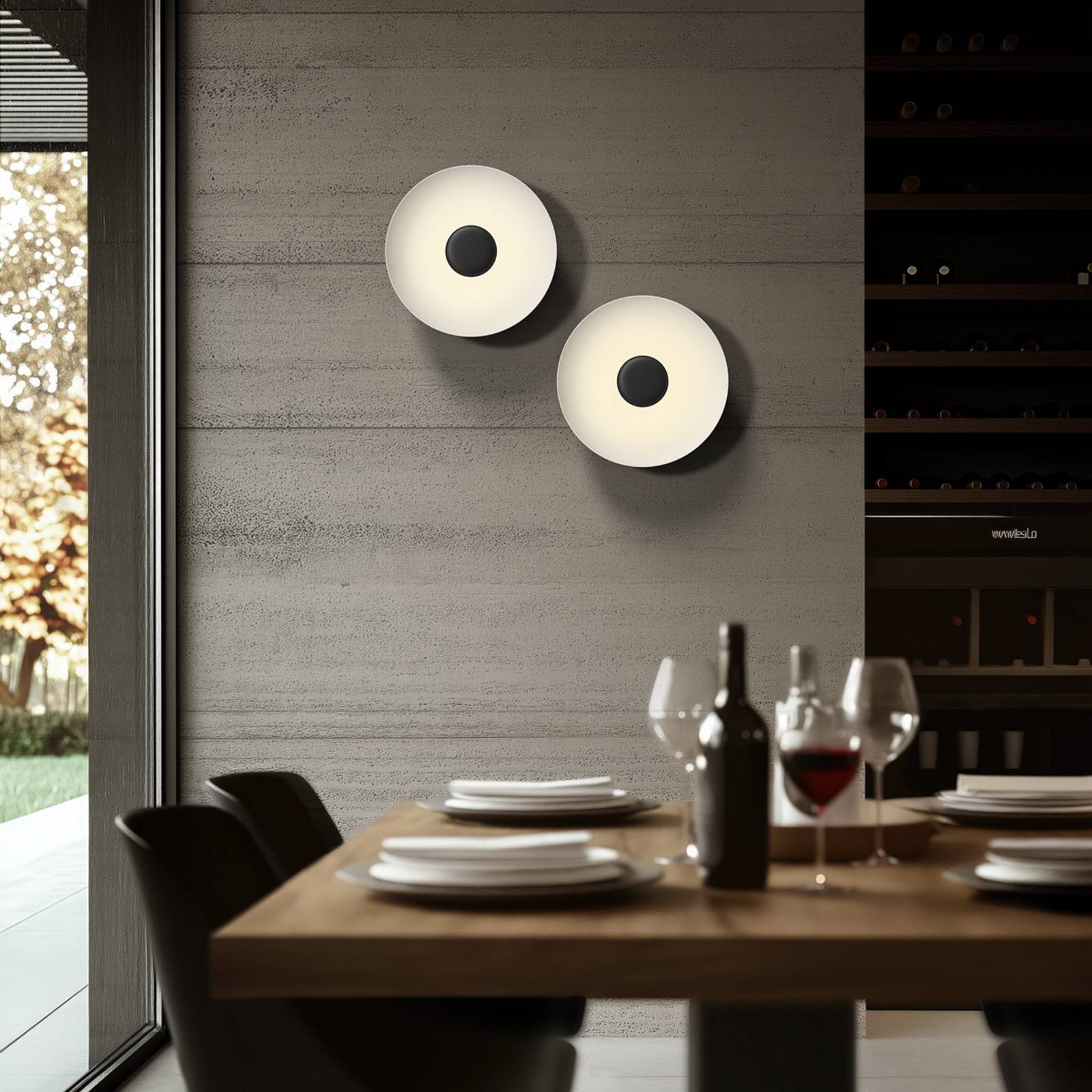 LED-Deckenlampe Basin_P, schwarz, Metall, Ø 48 cm günstig online kaufen