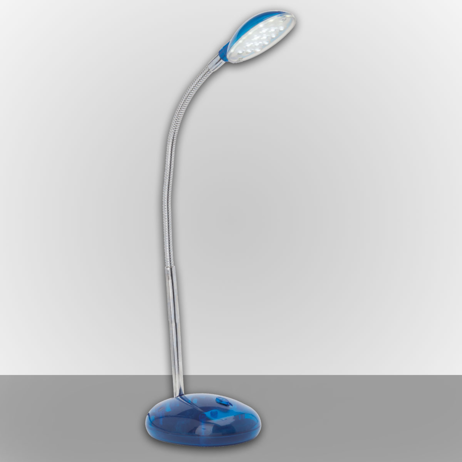 LED-skrivebordslampe Timmi, blå