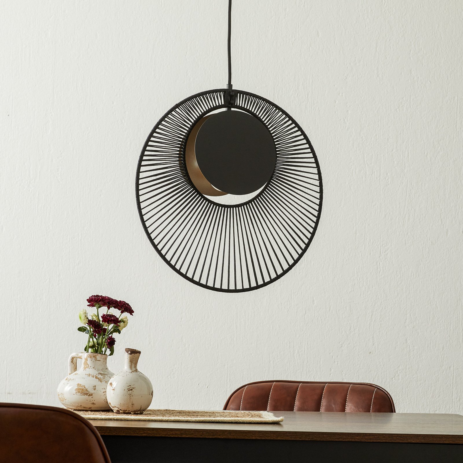 Oyster Pendant Black - Forestier