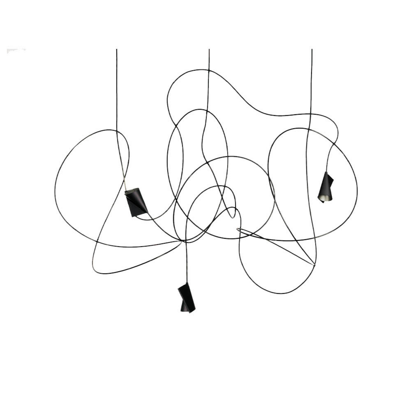 Signature 3x Set Pendelleuchte Black - Ingo Maurer