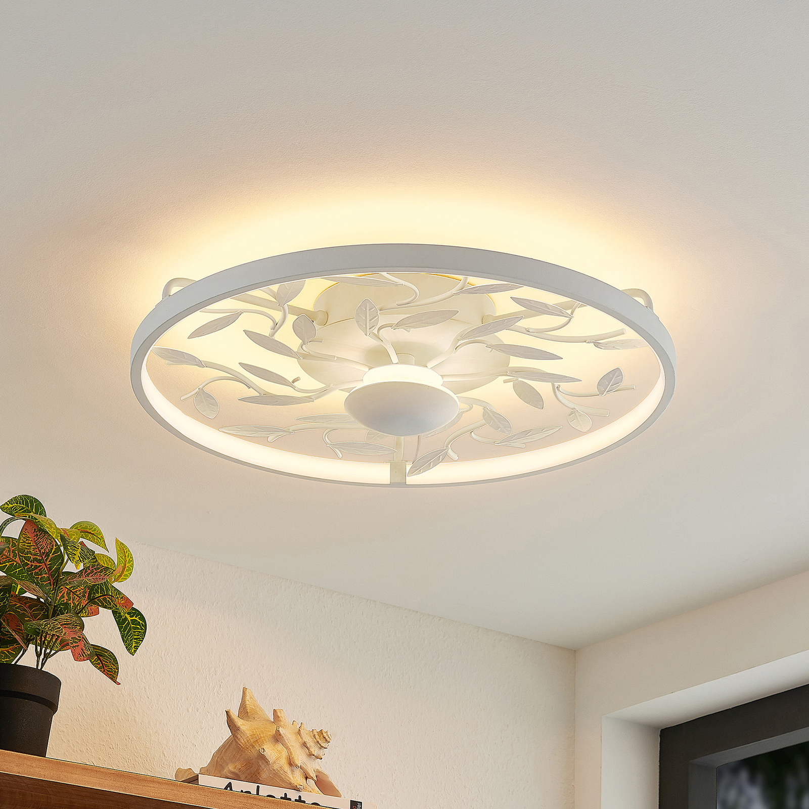 Lindby Annleorie LED-taklampe, hvit