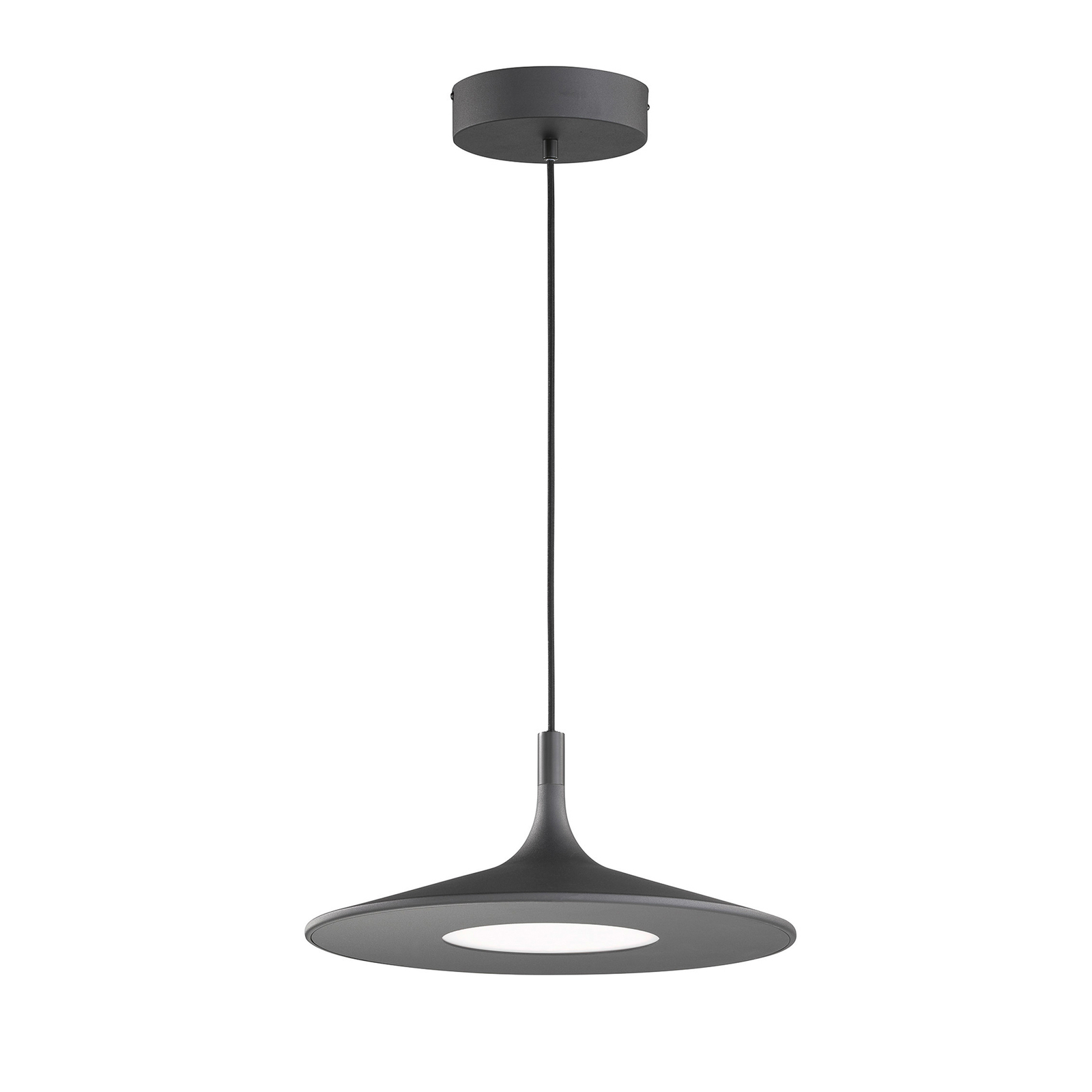Schöner Wohnen Slim LED a sospensione, nero
