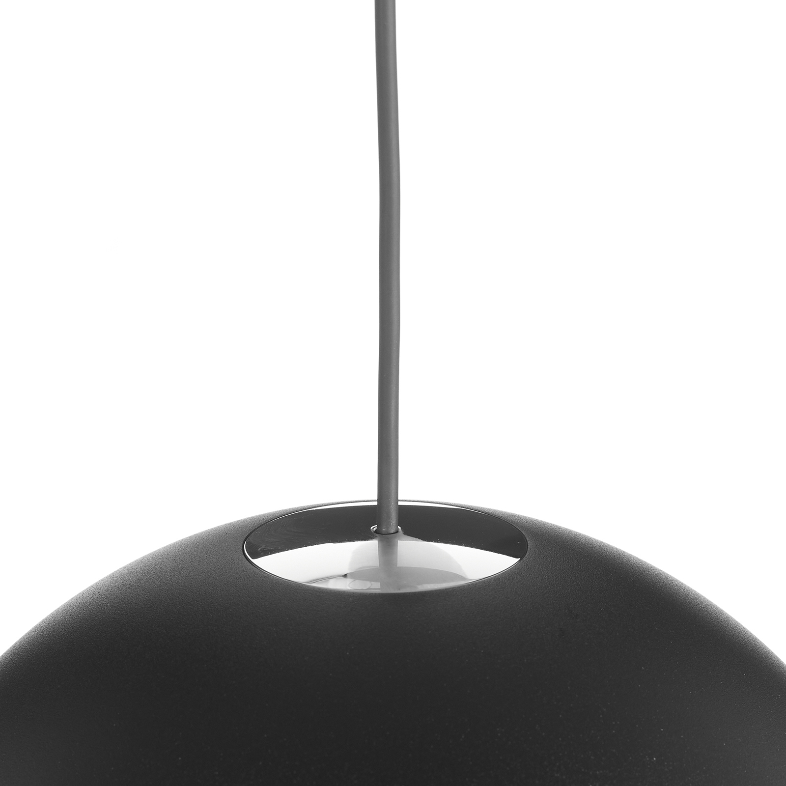 BEGA Studio Line hanglamp DALI, zwart/alu Ø19 cm