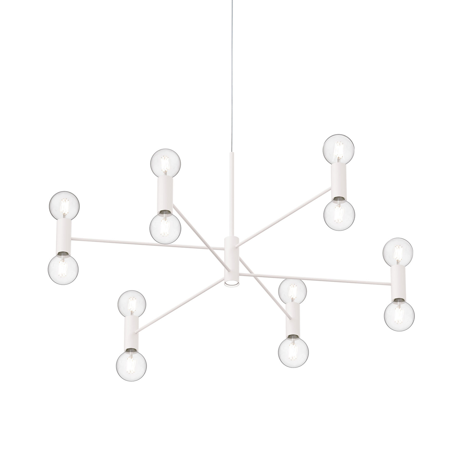 Modo Luce Chandelier colgante 13luces 107cm blanco