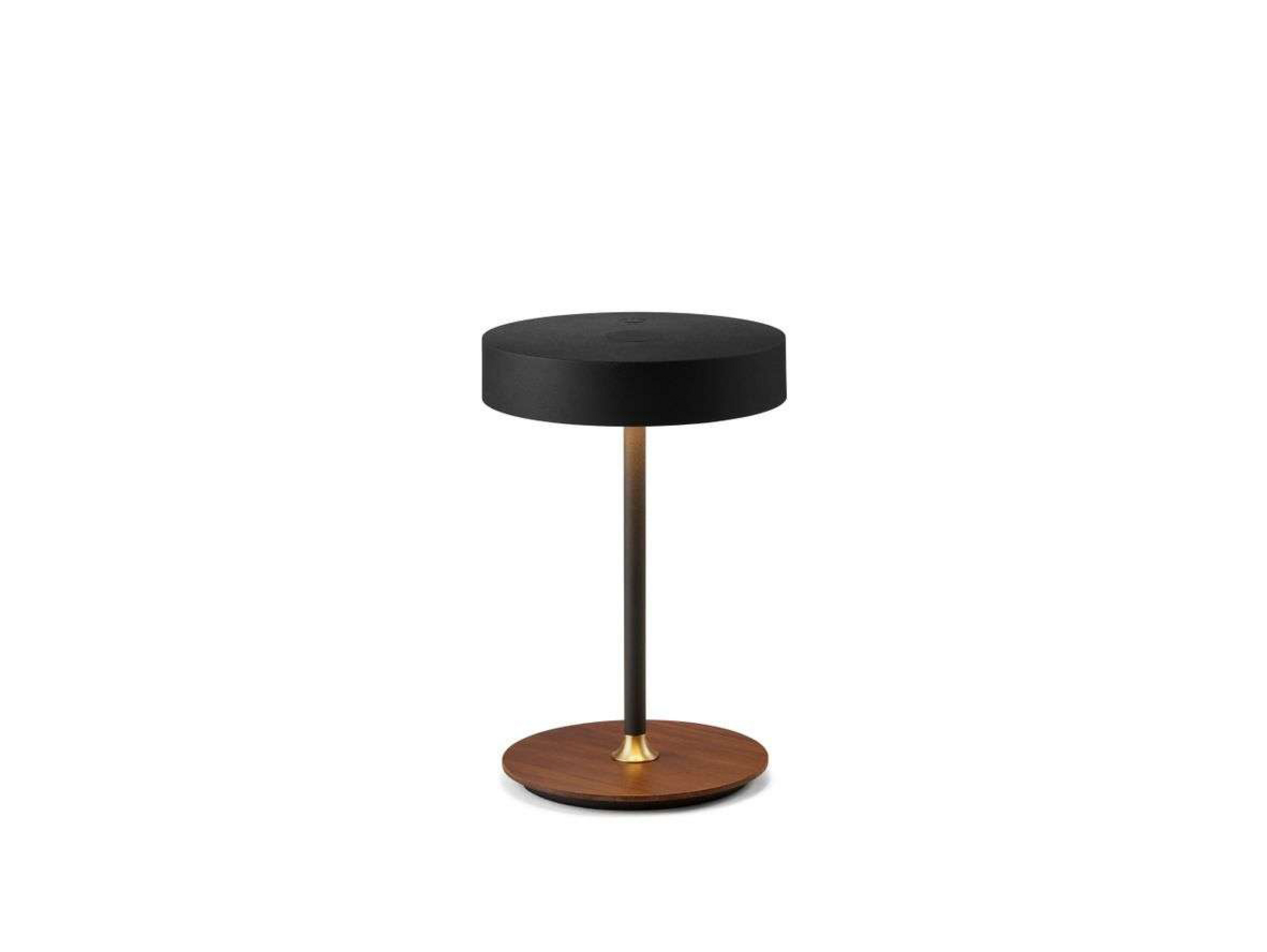 Lámpara de mesa On The Move, negra, Ø 13 cm - Halo Design