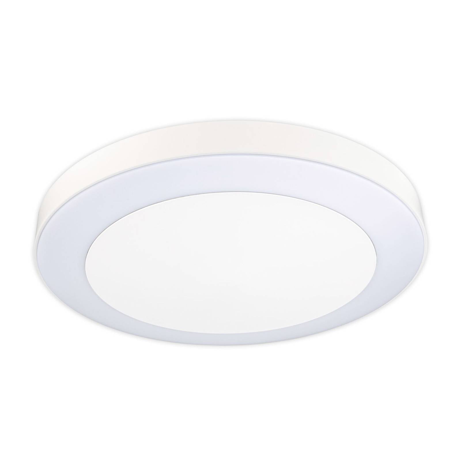 Paulmann LED-Außendeckenleuchte Circula, weiß, Sensor, IP44