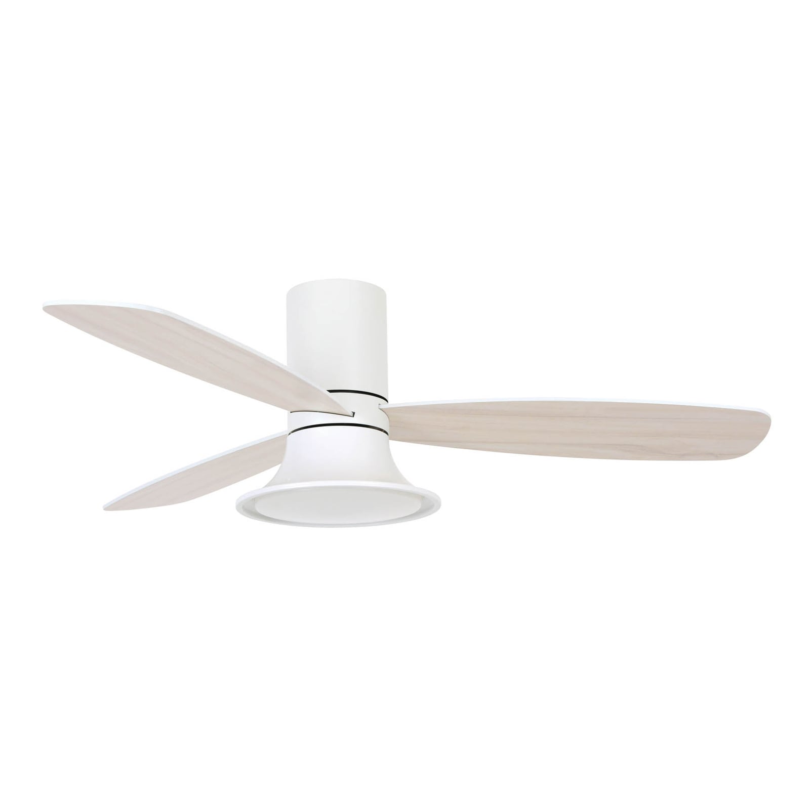 Flusso Deckenventilator mit Licht weiß Ø132cm leise - Beacon Flusso Deckenventilator mit Licht weiß Ø132cm leise - Beacon