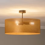 Euluna Zofia ceiling light, gold-coloured Ø 50 cm