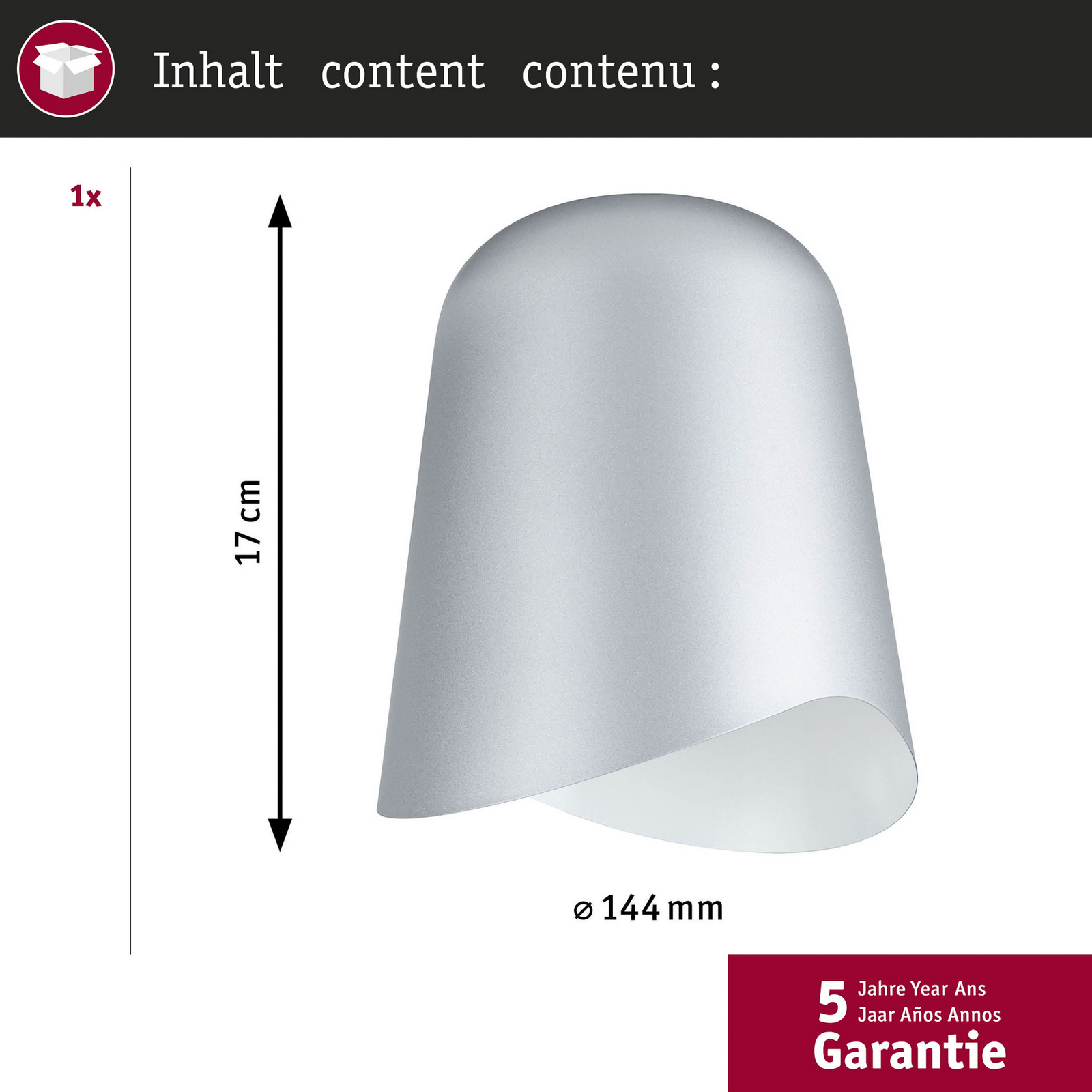 Paulmann abat-jour U-Rail Alvaro blanc/chrome DecoSystems
