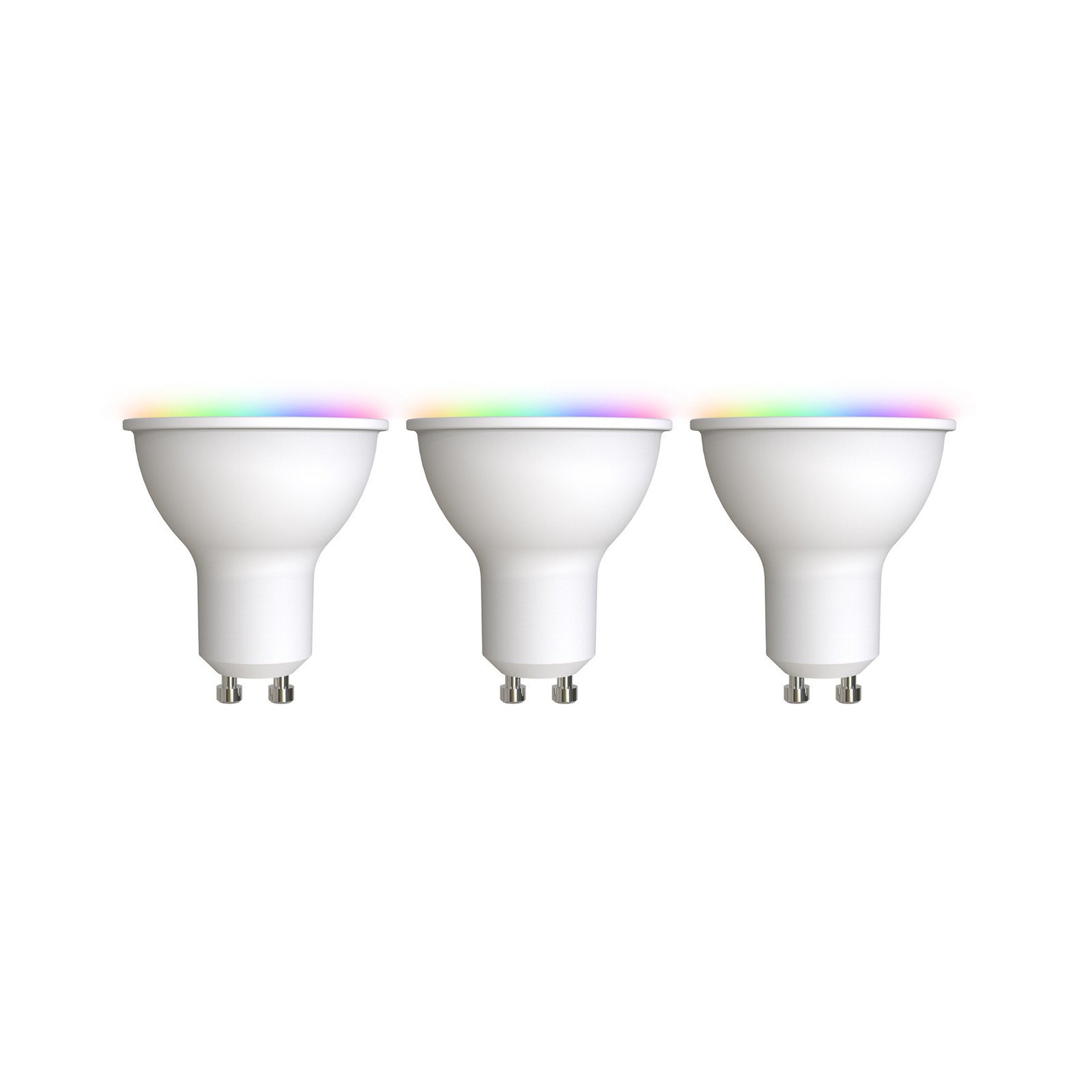 LUUMR Smart LED GU10 de plastic 4.7W RGBW CCT Tuya opal set de 3