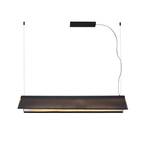 Ludovico Surface LED-pendellampa, 115 cm, svart