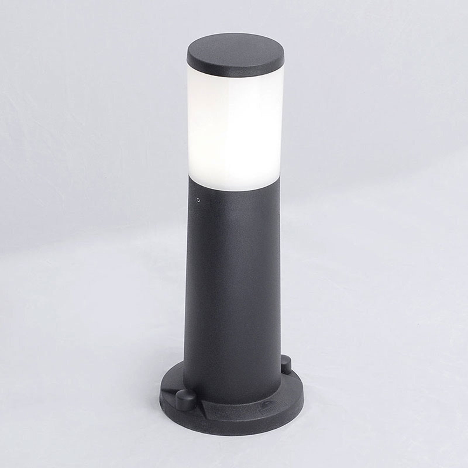 Lampa cokołowa LED Amelia, CCT, czarna, wysokość 40 cm