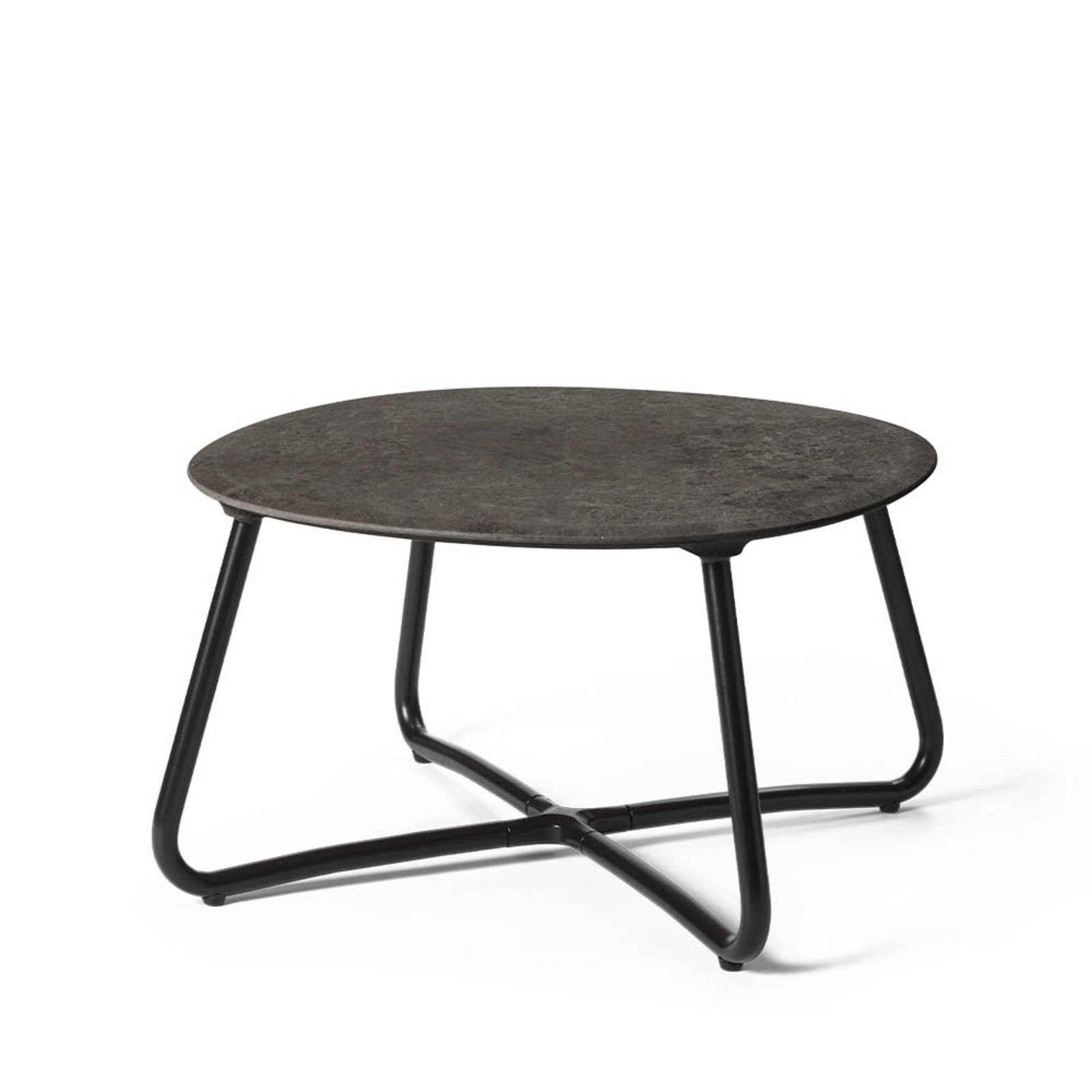 Lily Side Table H250 Coffee Waste Black - Mater