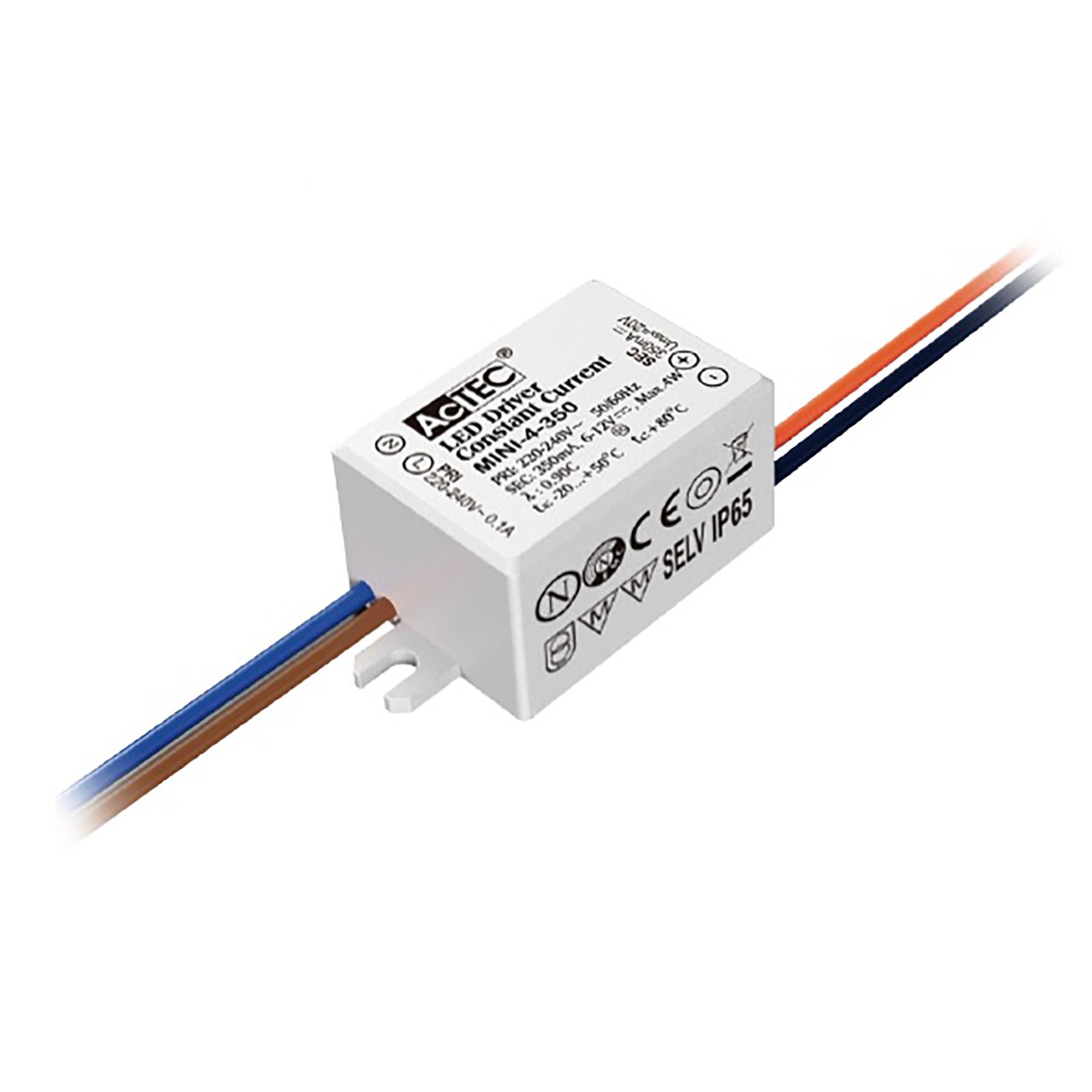 AcTEC Mini LED vezérlő CC 350mA, 4W, IP65