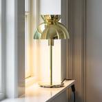 FRANDSEN Butterfly table lamp, switch, brass-coloured