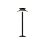 Lanterna solar LED Justina, sensor de movimento, preto