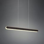 Suspension LED Helios extensible dim CCT noire