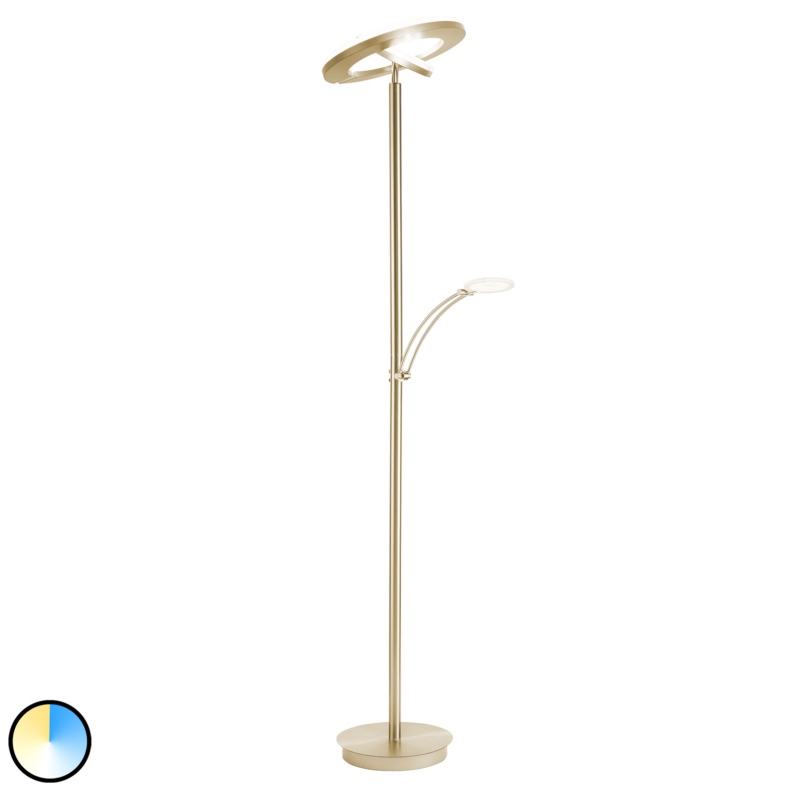 Paul Neuhaus Martin lampa LED oświetlająca mosiądz