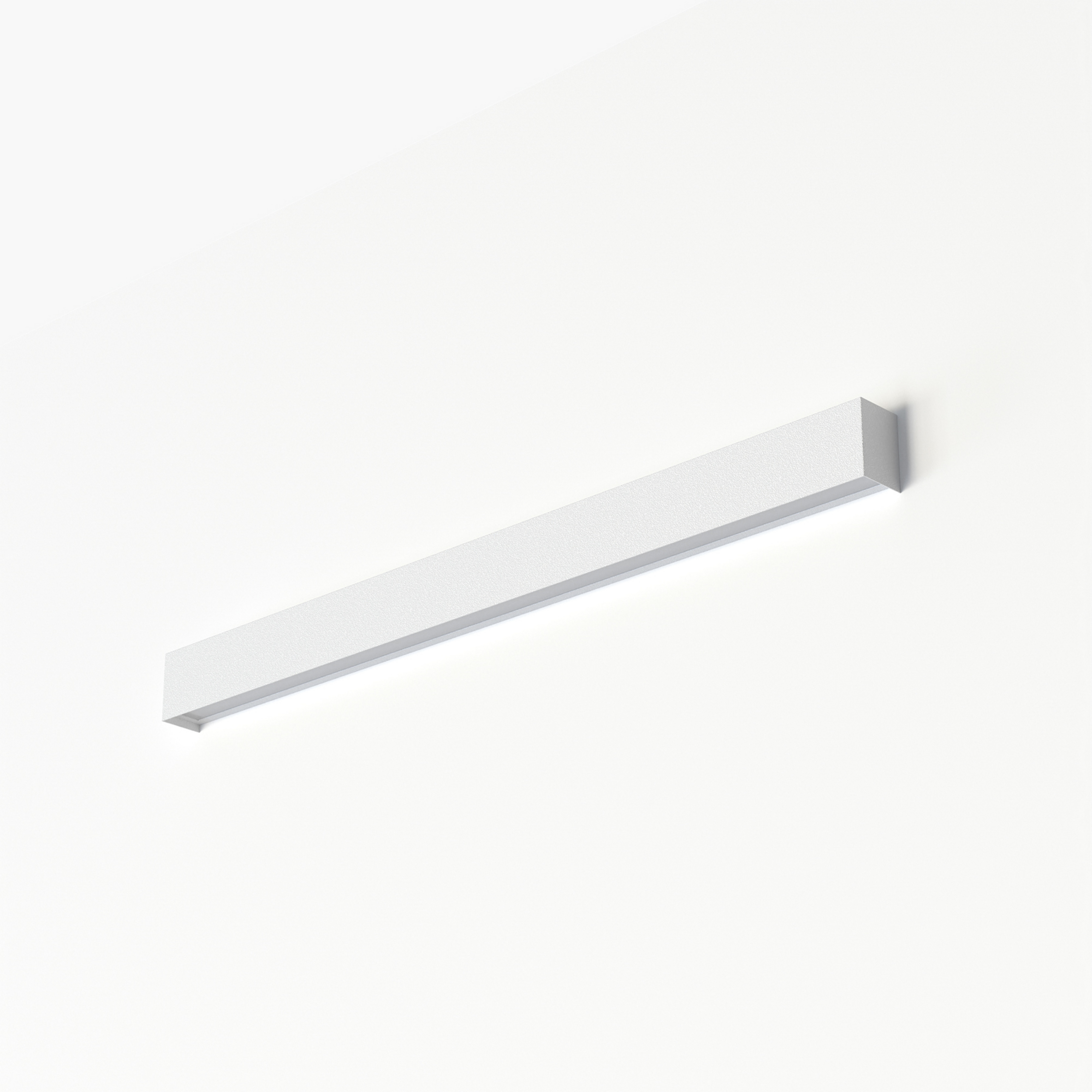 Applique murale Straight M, 92 cm, blanc