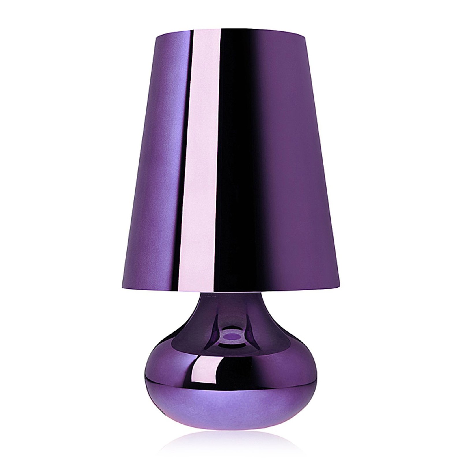 Kartell Cindy lampa stołowa LED fioletowy metallic