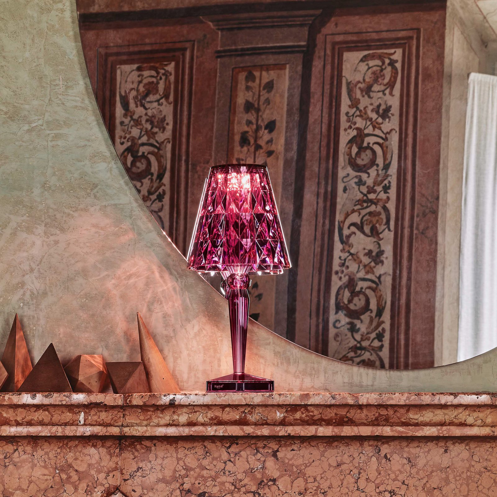 Big Battery Portable Stolní Lampa IP54 Plum - Kartell