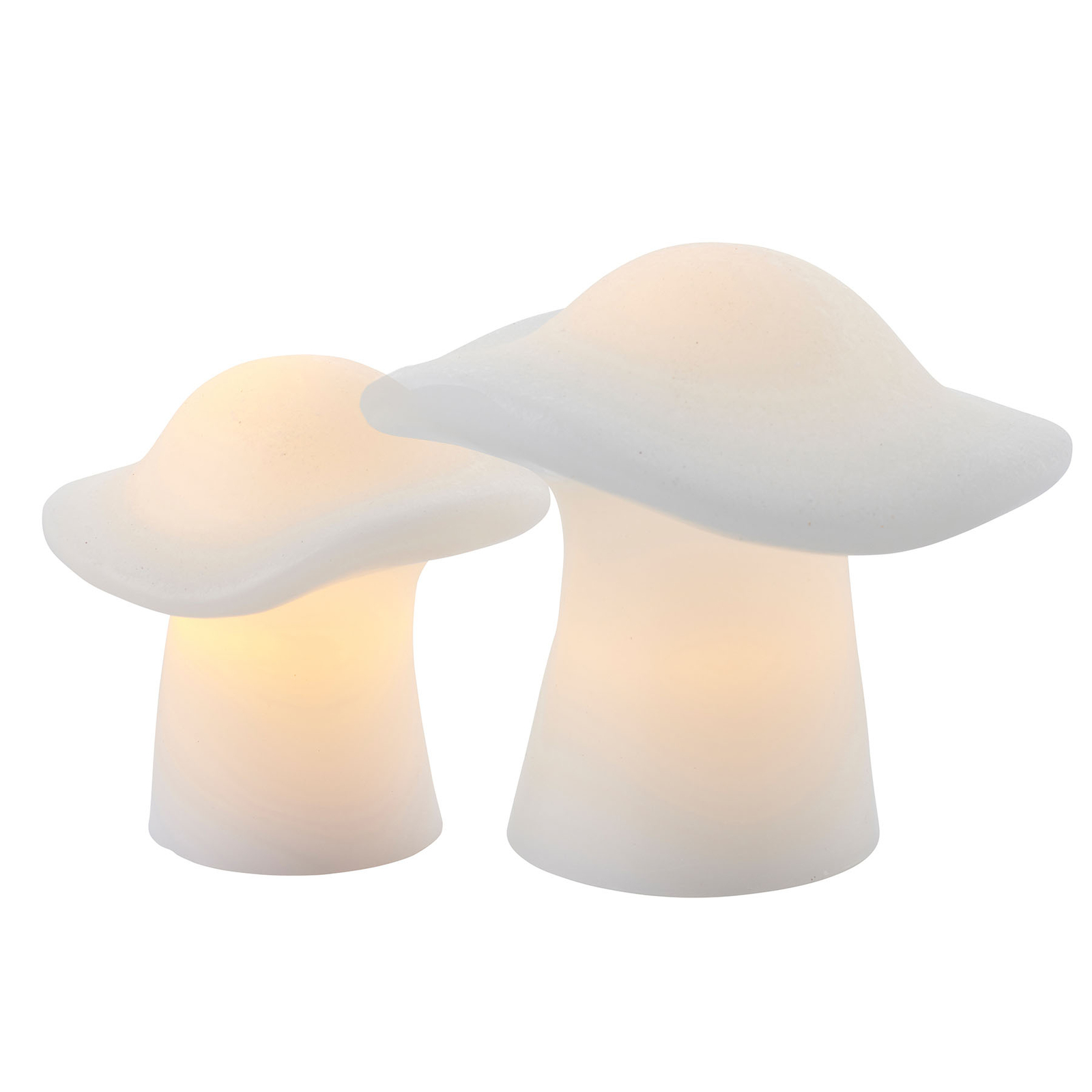 LED decorative light Mushroom set of 2