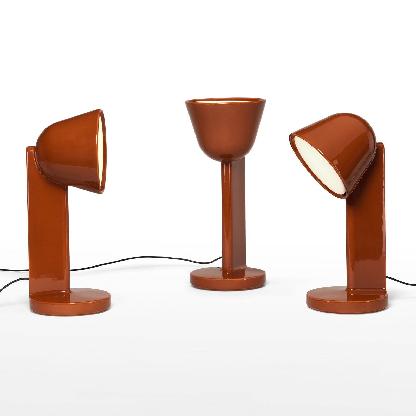 Ceramique Down Bordlampe Red - Flos