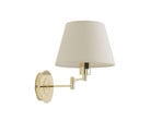 Pola Vägglampa Cream/Polished Brass - Lindby