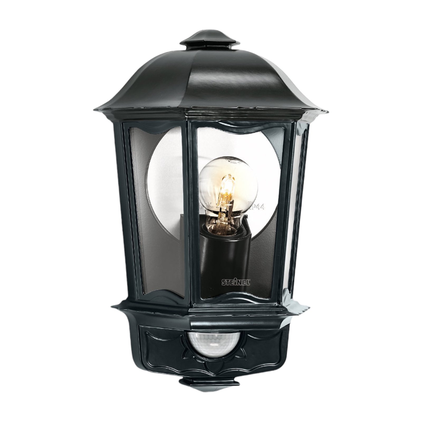 STEINEL L 190 S sensor outdoor wall lamp black