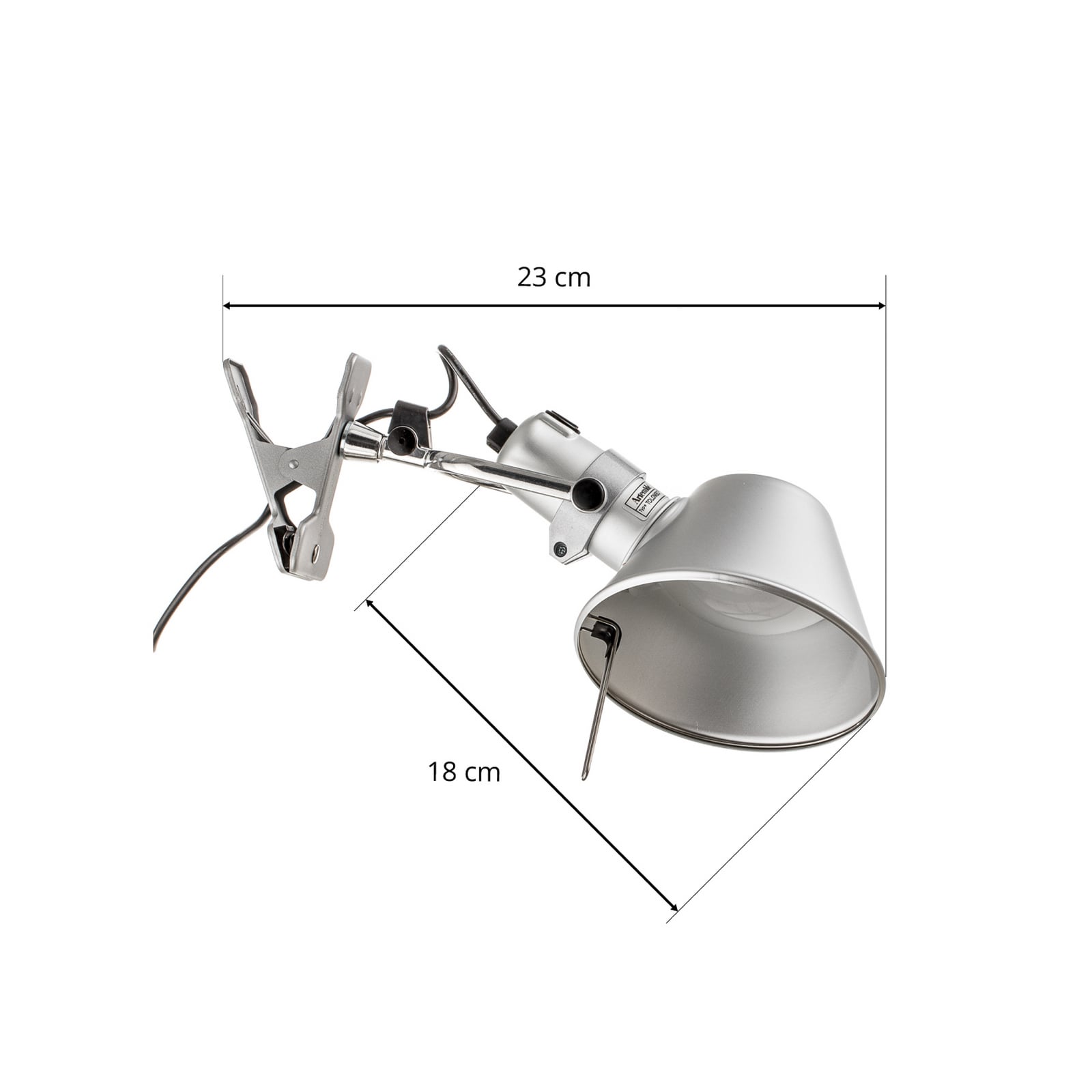 Tolomeo Pinza LED Wandleuchte Alu 2700K - Artemide