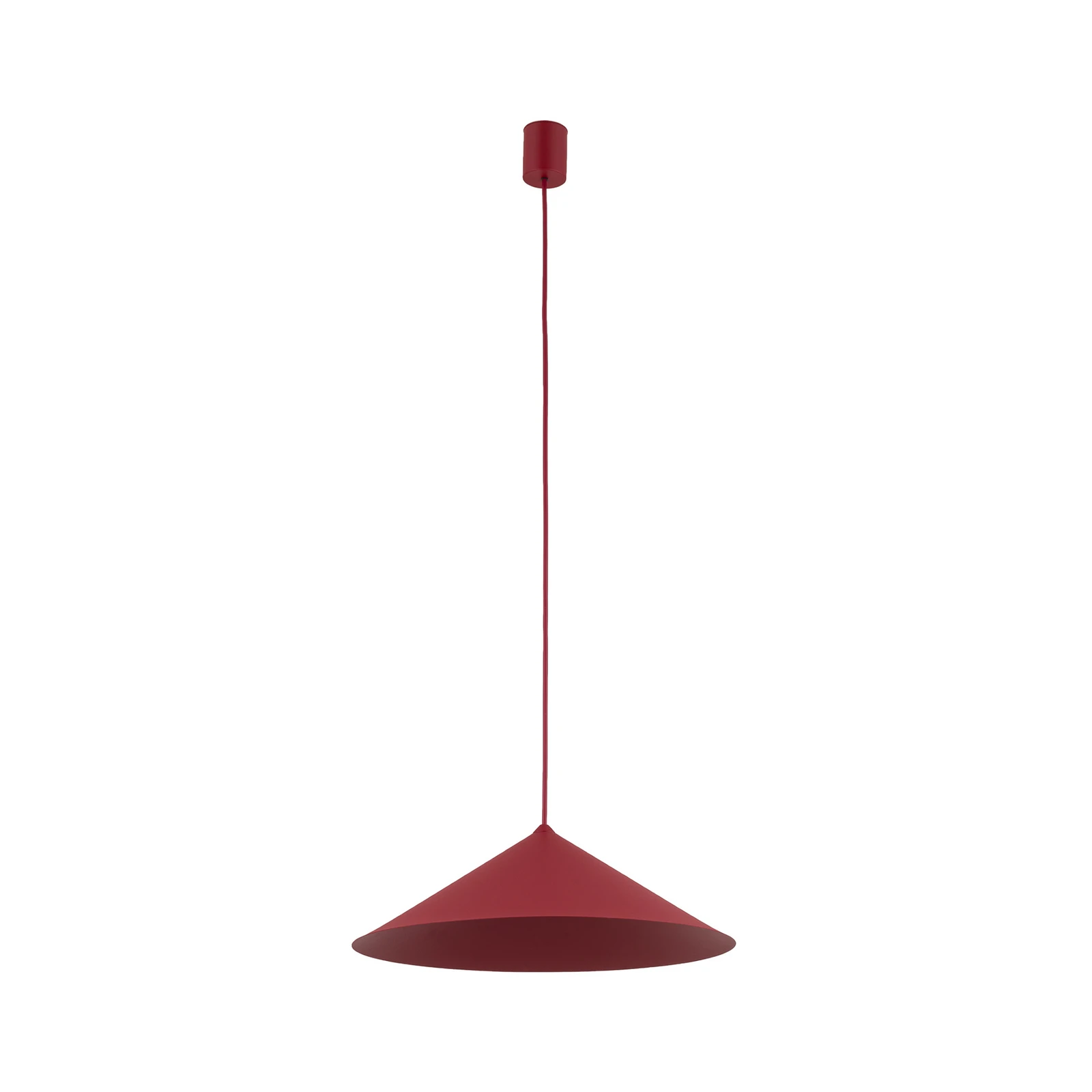 Lume L viseća svjetiljka, bordo, metal, Ø 40 cm, GX53
