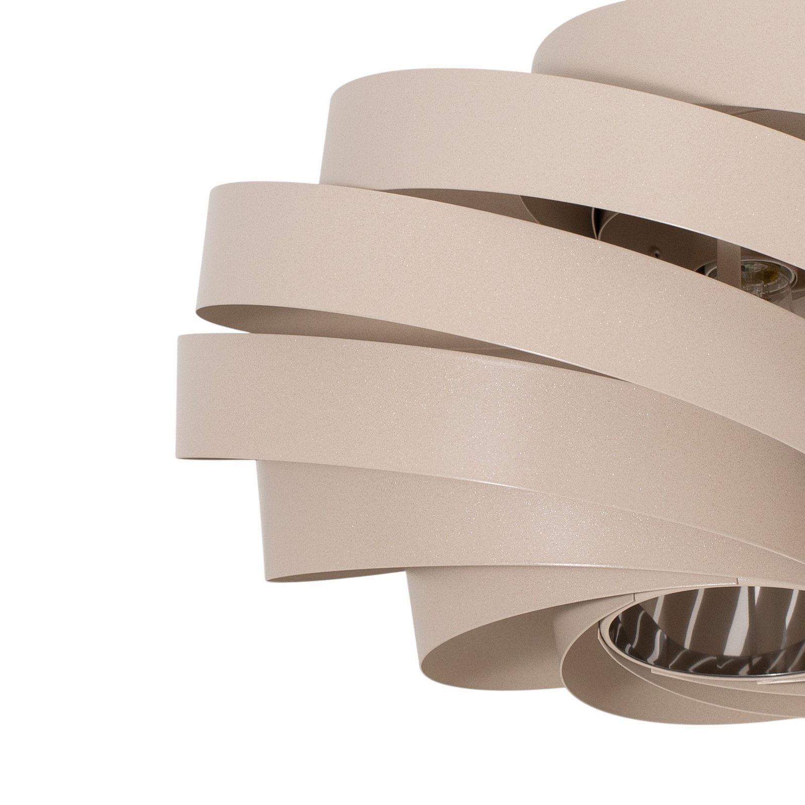 Plafoniera Vento, beige, Ø 50 cm