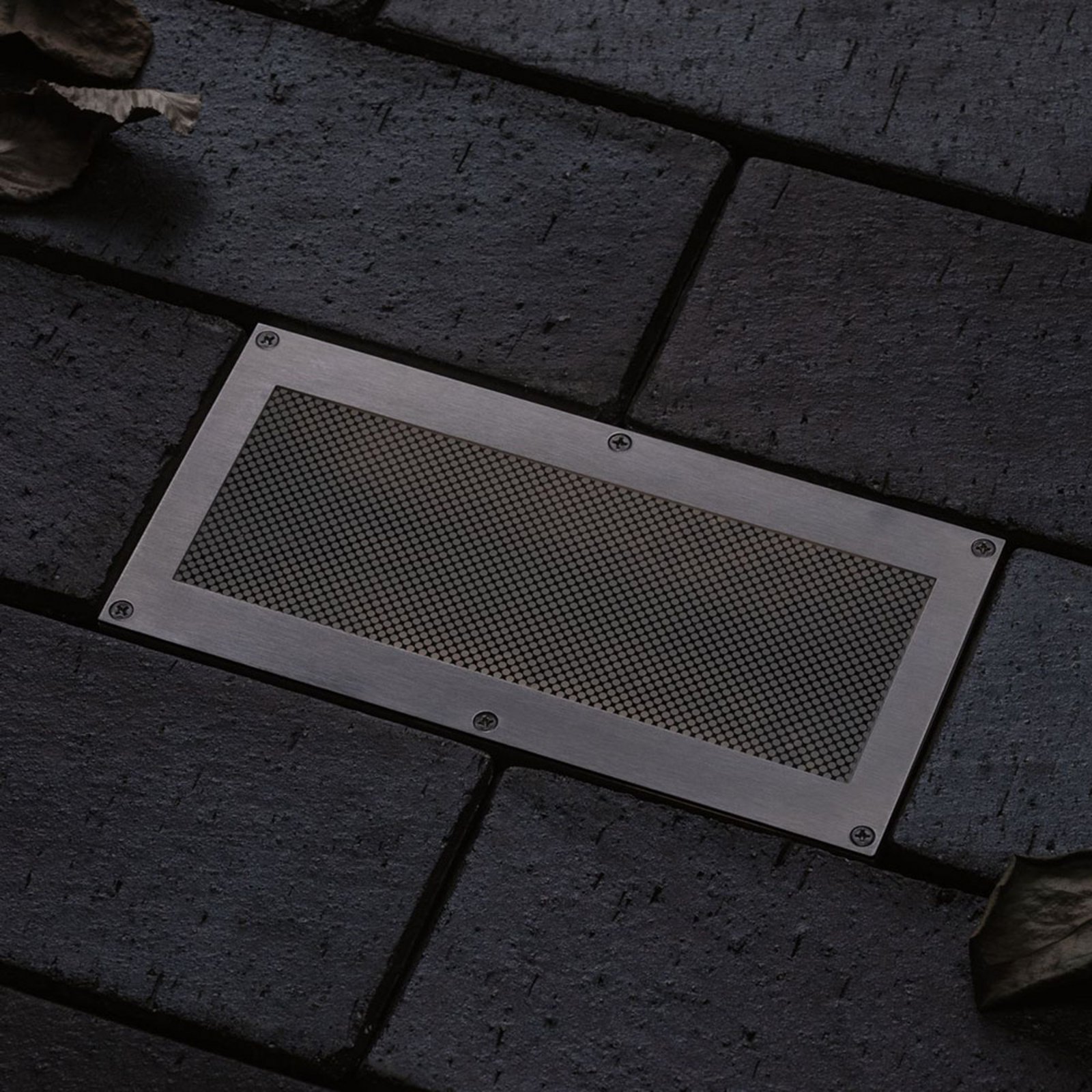 Brick LED-Bodeneinbauleuchte, grau, 10 x 20 cm - Paulmann