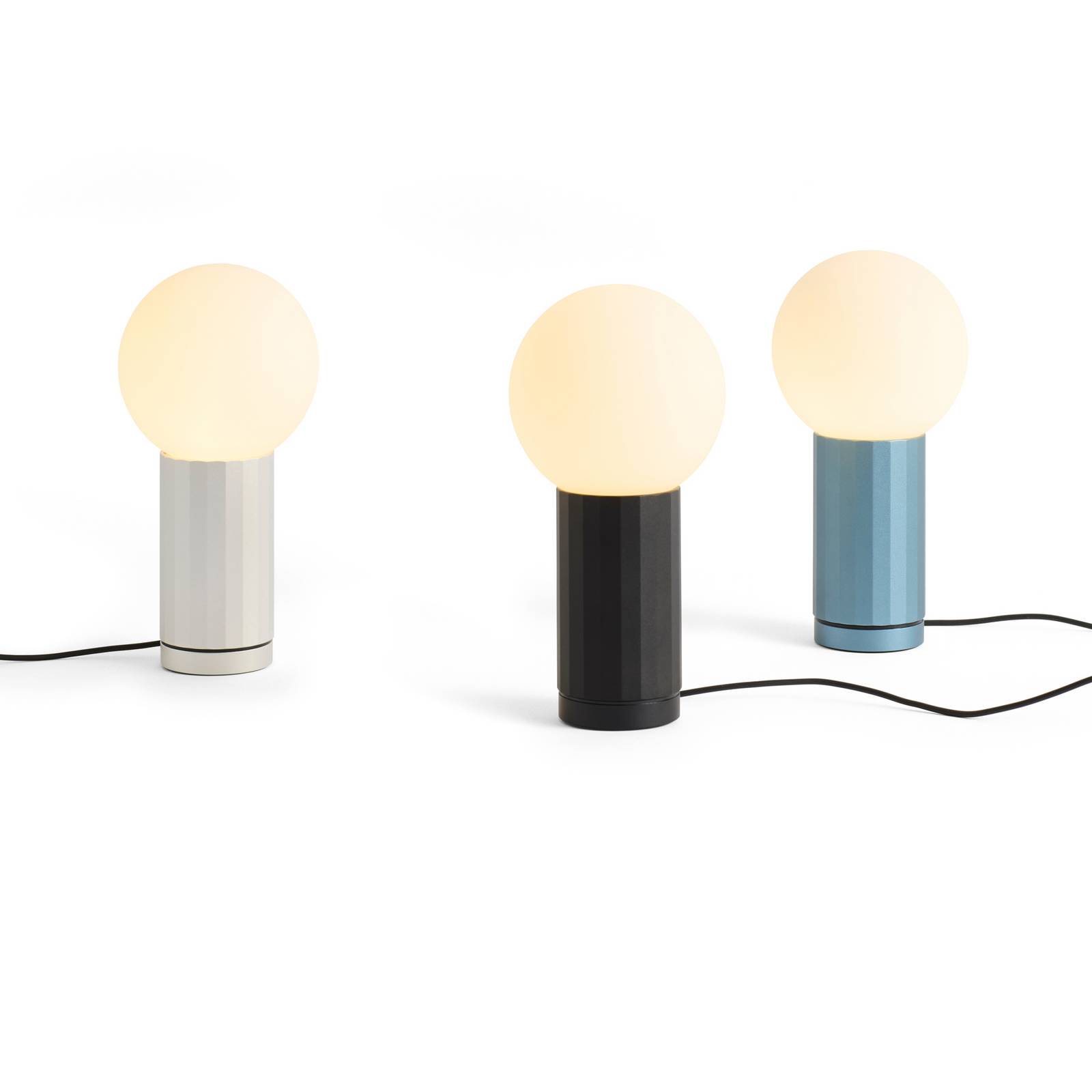 Hay Hay Led Table Lamp Turn On, Black, Height 20 Cm, Dimmable 