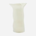 HDCuff Vase, white, height 24 cm, glass - House Doctor