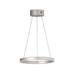 Żyrandol LED Silvio, Ø 50 cm, nikiel matowy, metal, CCT,