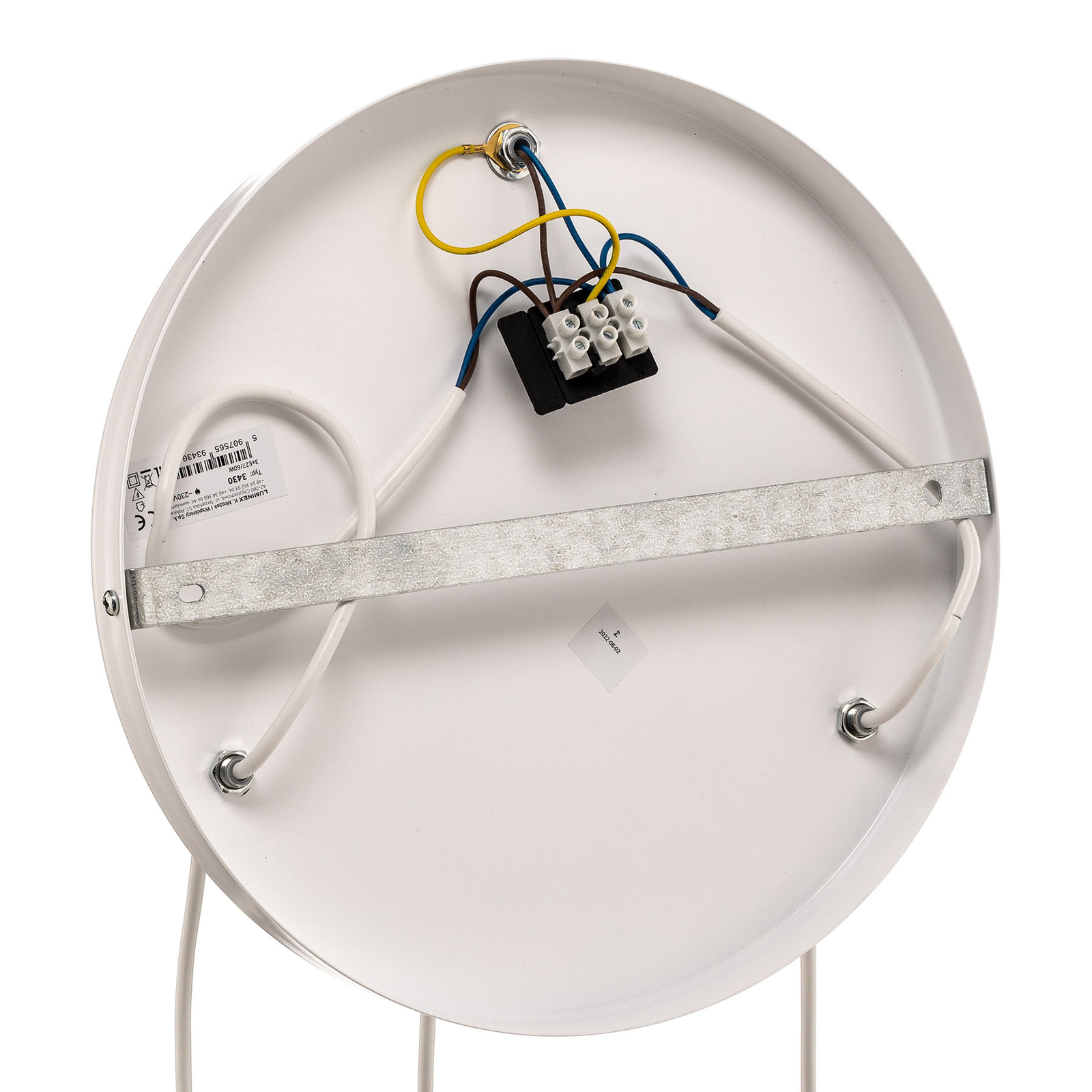 Suspension Soho cylindrique à 3 lampes blanche