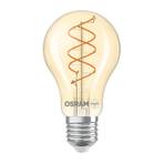 OSRAM LED Vintage E27 8W 2,200K Filament spiralat aur dimabil