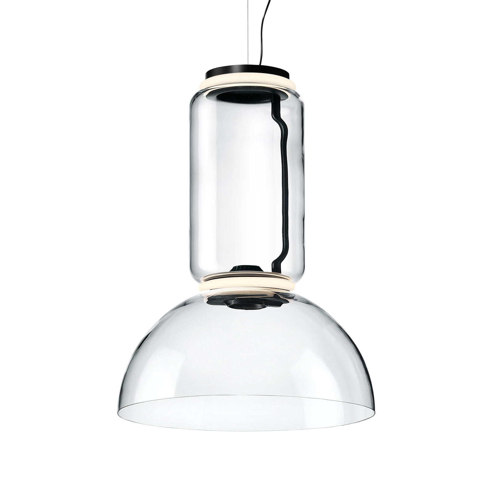 FLOS Noctambule Hängelampe Low Cylinder & Bowl