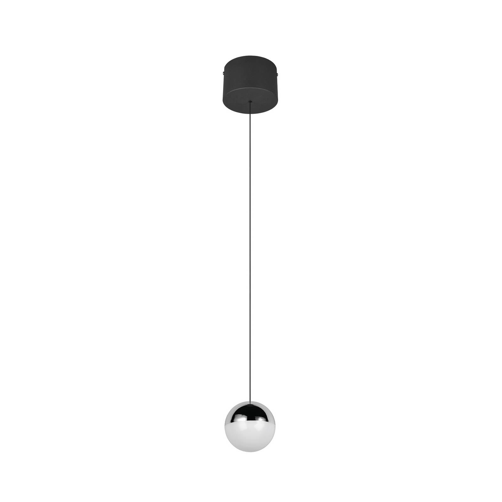 LED-Hängeleuchte Senta, chromfarben, Ø 10 cm, 4.000 K 1-flg.