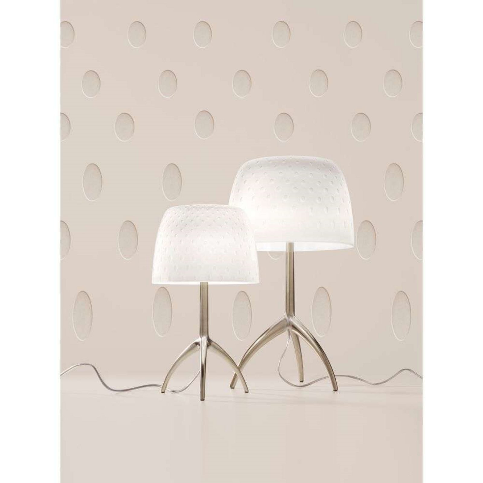 Lumiere Piccola 30th Lampa Stołowa Champán/Bulles encendido/apagado - Foscarini