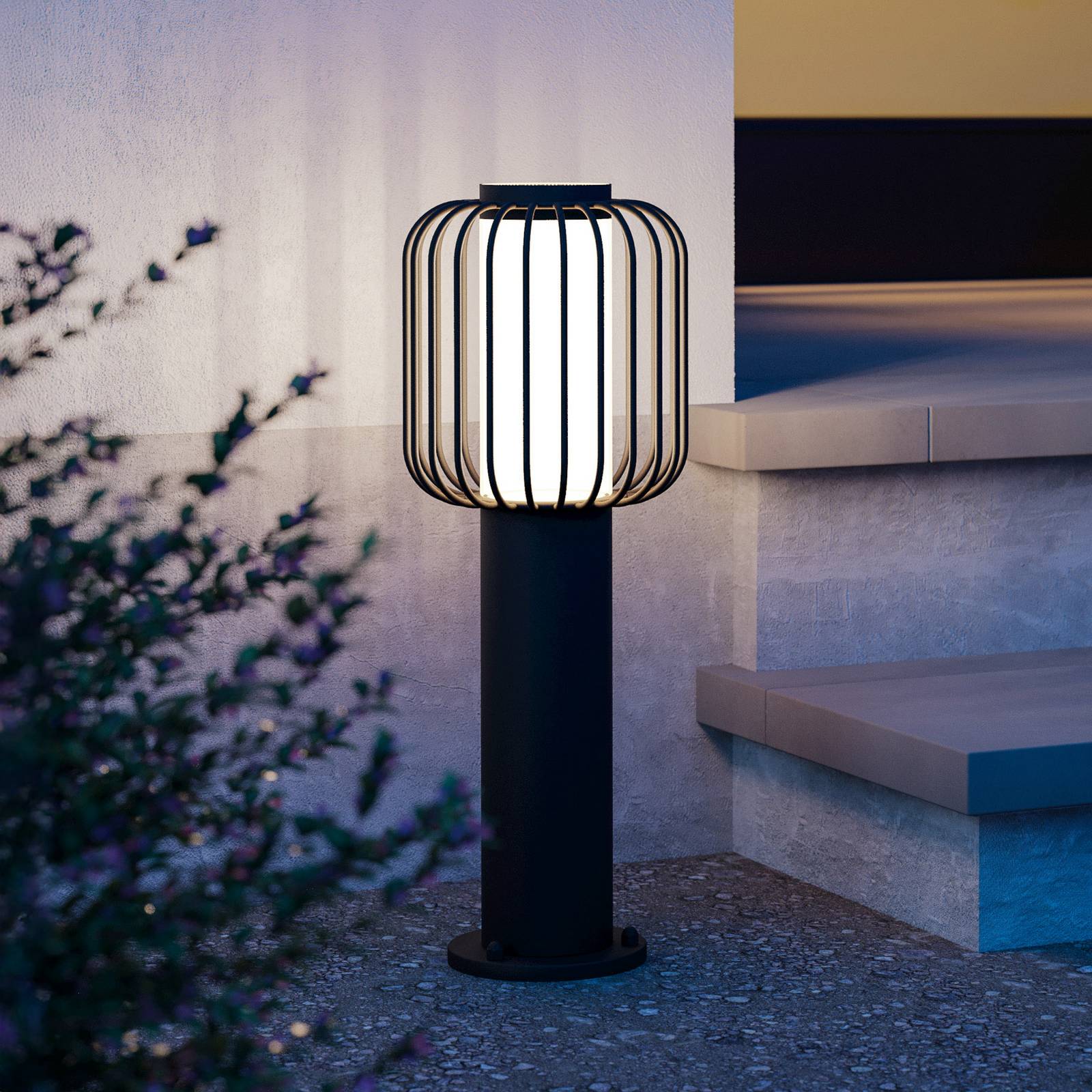 EGLO Luminaire pour socle Ravello, noir, hauteur 45 cm, métal