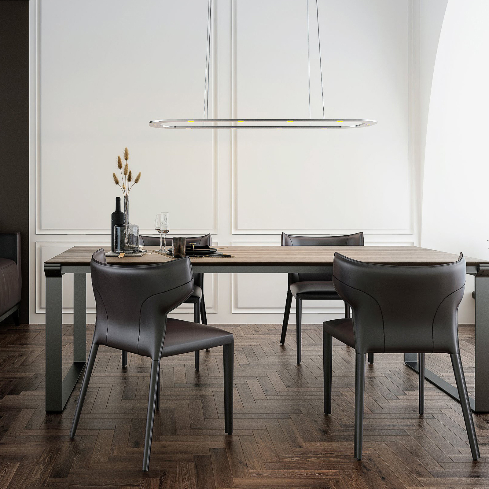 BYOK Piani Lungo LED-Hängeleuchte Phase Cut