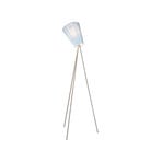 Oslo Wood Stojaca Lampa Steel/Light Blue - Northern