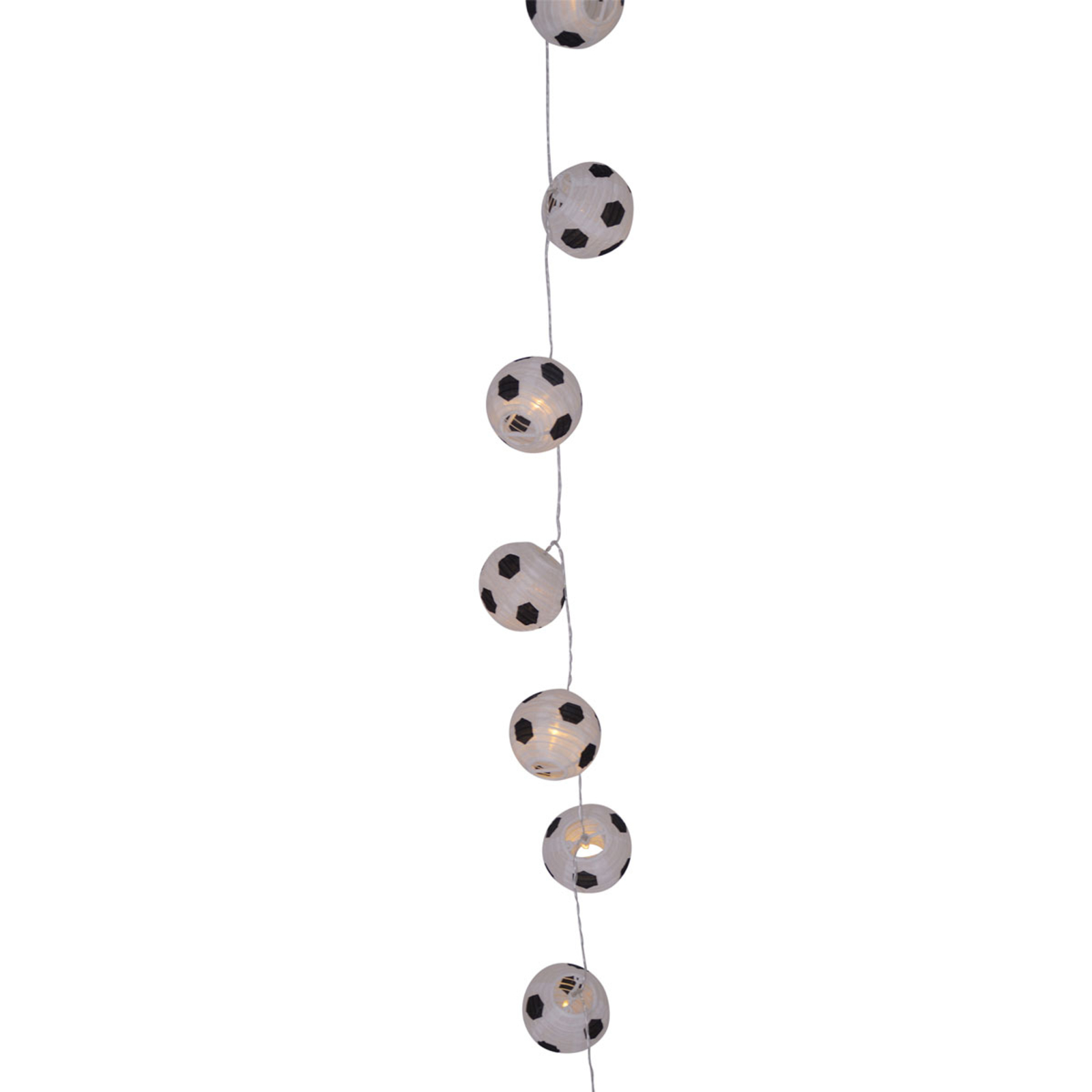 Guirlande LED Kizi avec ballons de foot sur piles