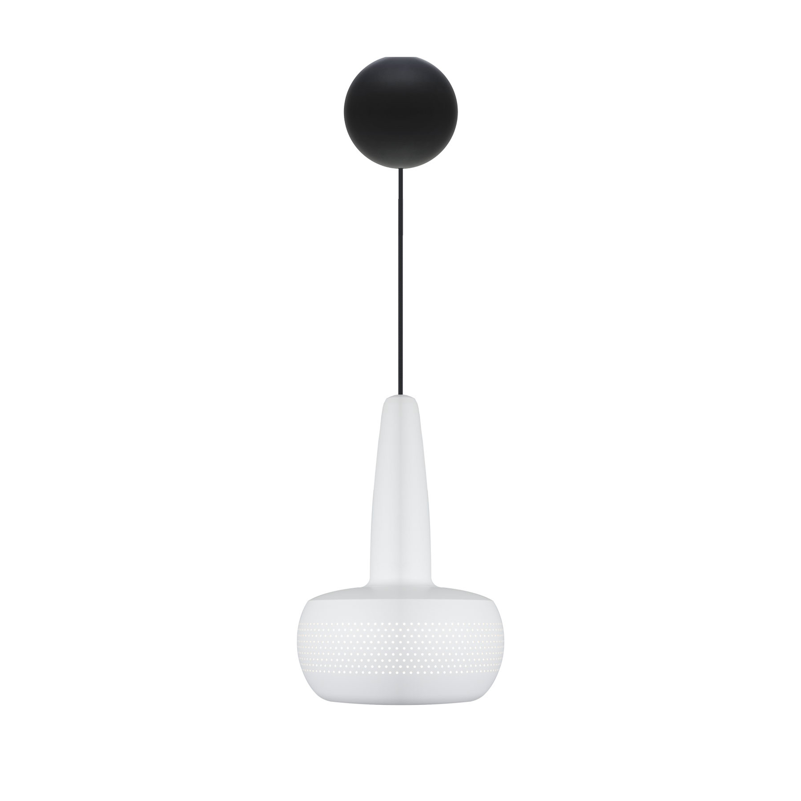 UMAGE Clava hanging lamp white, cannonball black