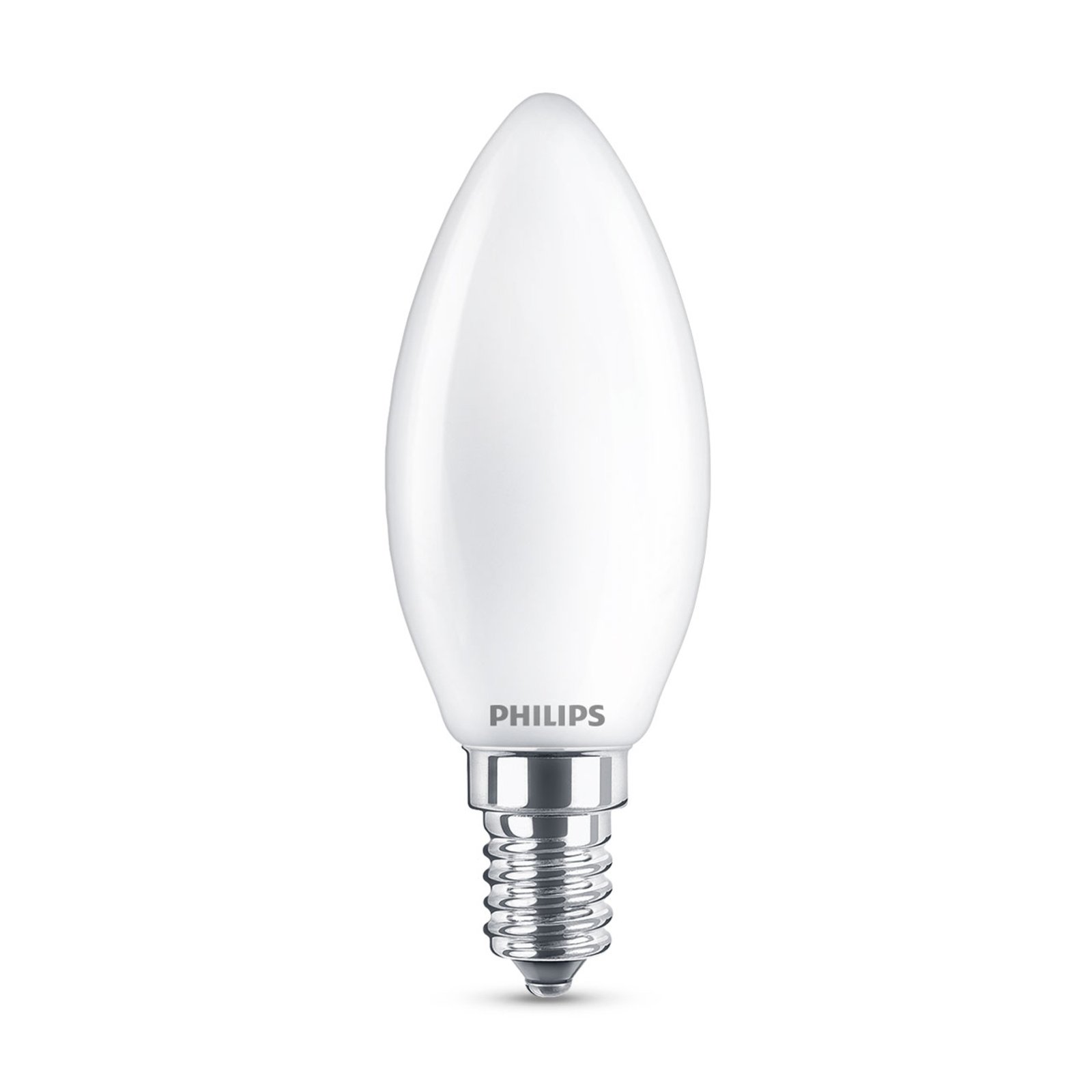 Κλασικός λαμπτήρας LED Philips E14 B35 6.5W 2.700K ματ