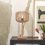 GOOD & MOJO Tanami stolová lampa, 40 cm, prírodná