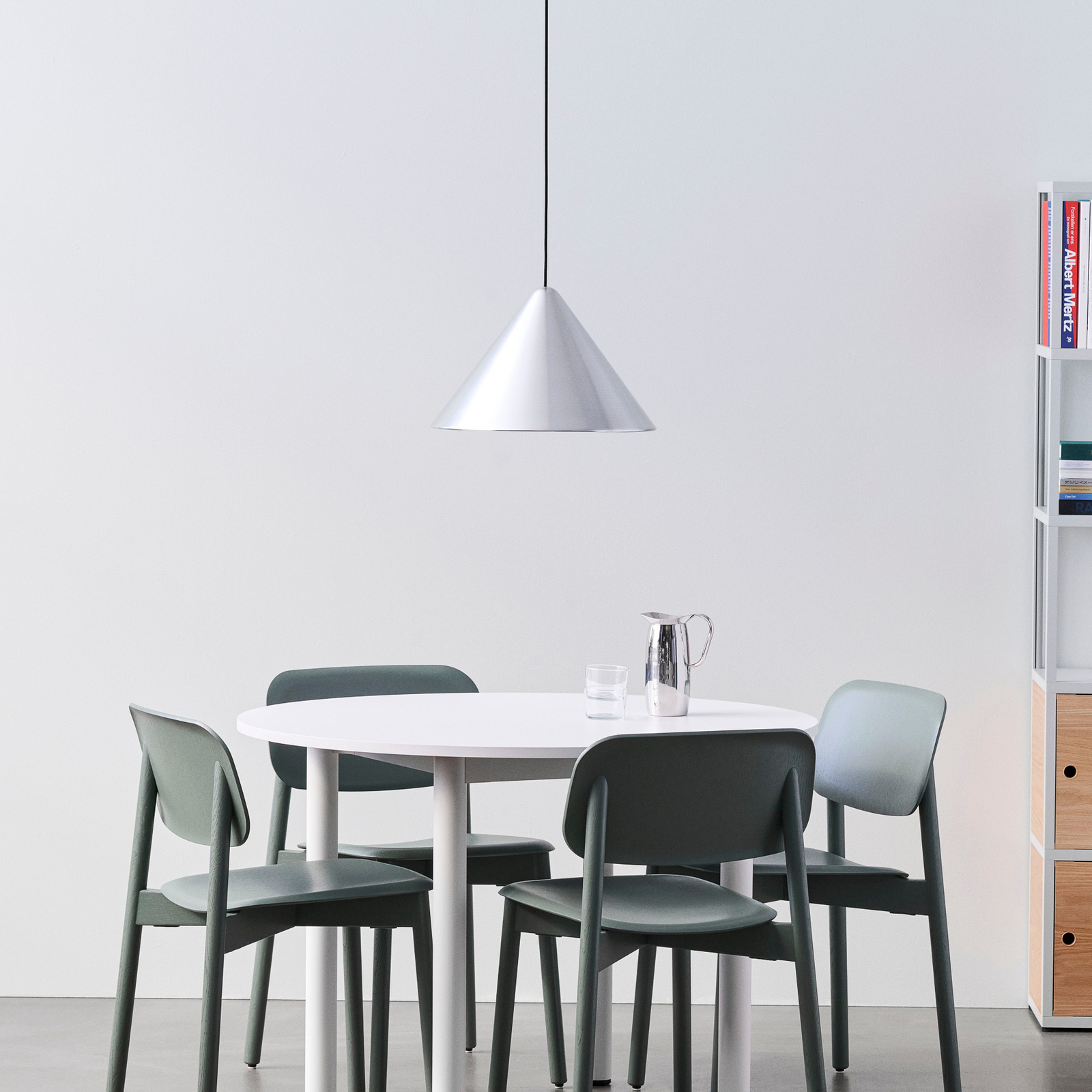 Závěsné světlo Compass, hliník, Ø 26 cm, GX53 – HAY